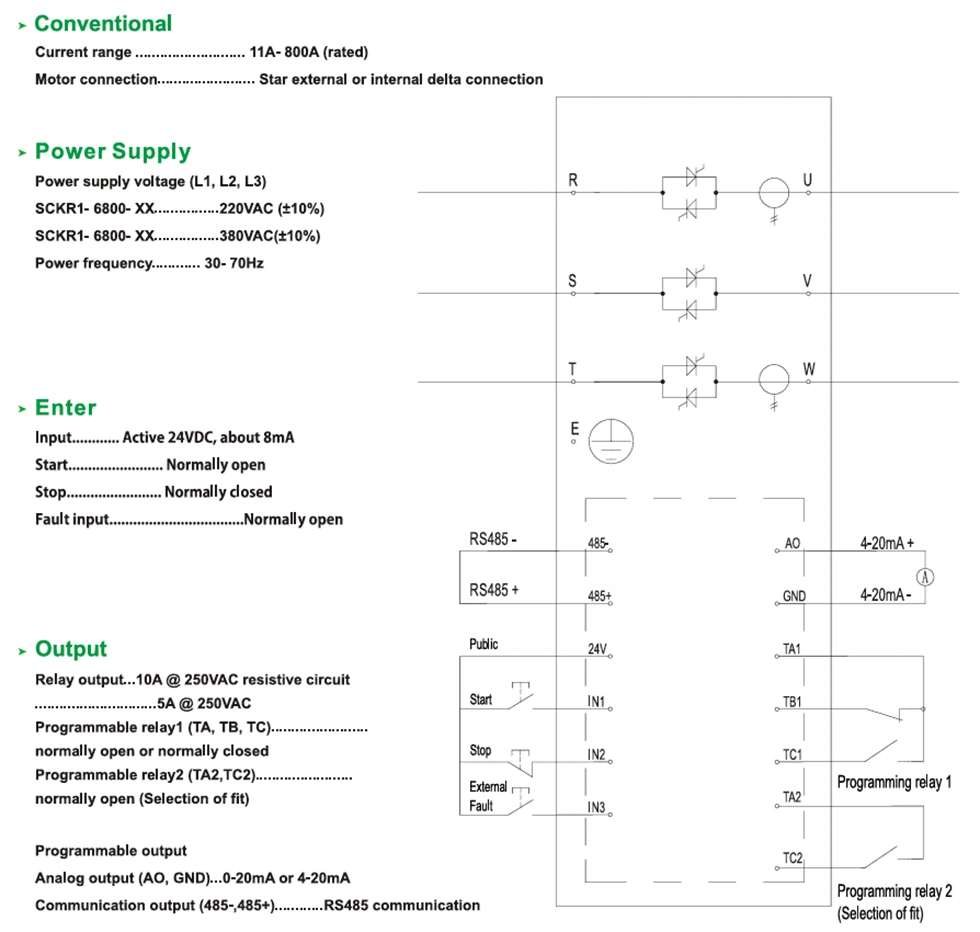400KW Online Soft Starter with English